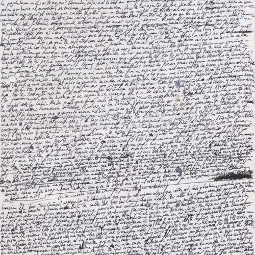 Sabotaje: Arte/Adrenalina "Historia de Omar" 1, manuscrito (Jq Ruiz Millet)